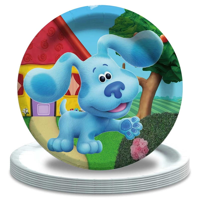 Blue's Clues Plates Party Supplies Birthday Decorations Tableware Disposable Dinnerware
