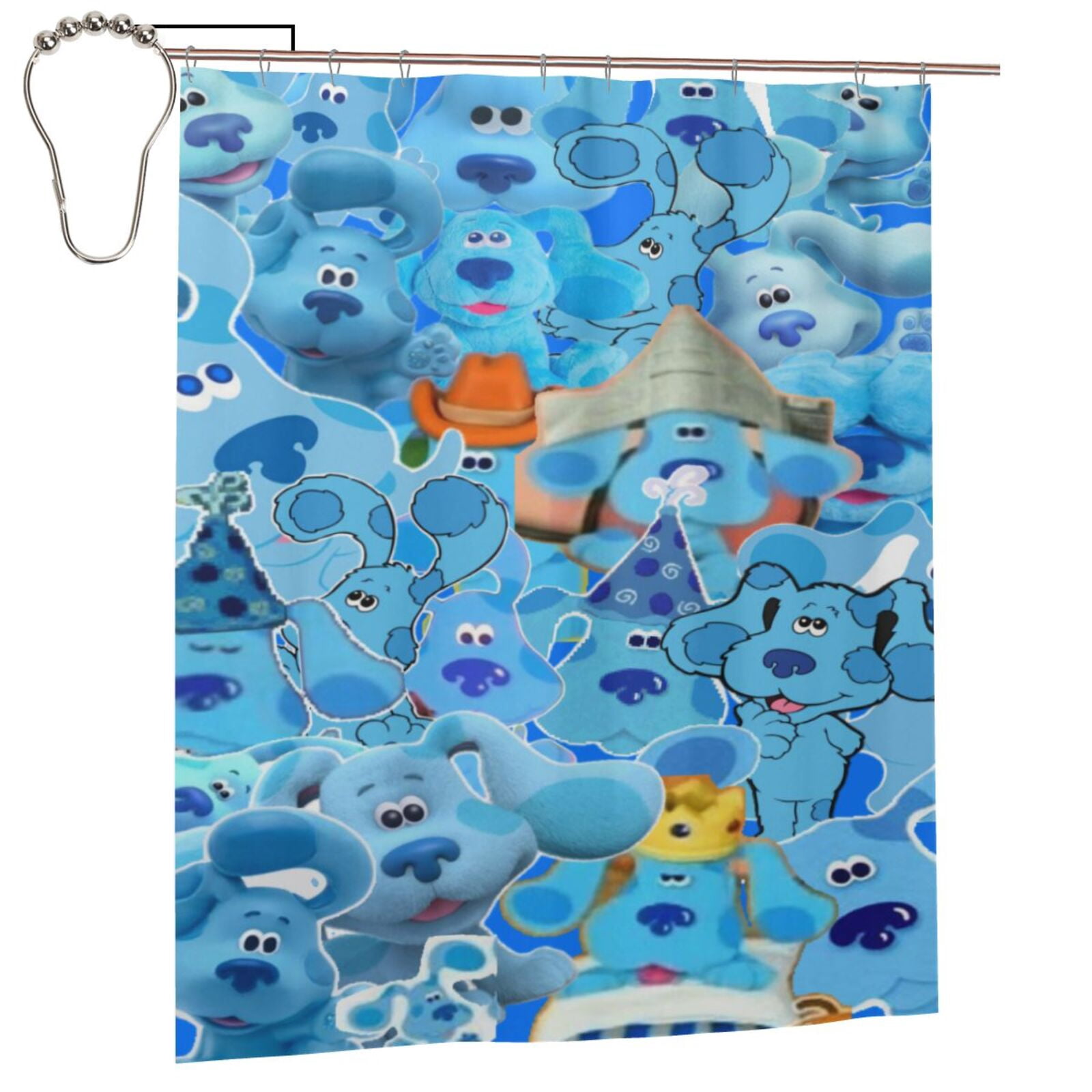 Blue's Clues Shower Curtain for Bathroom, Colorful Print Waterproof ...