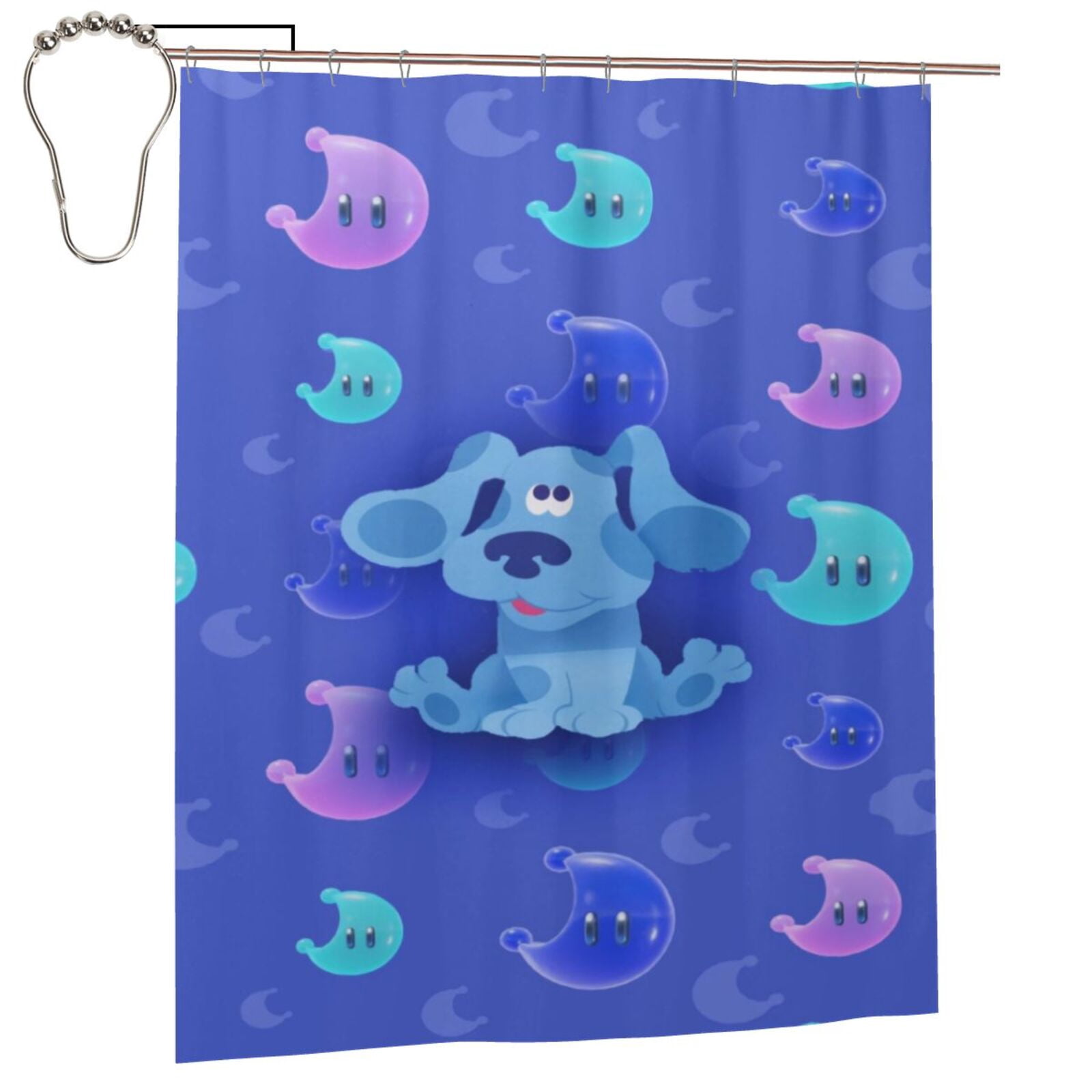 Blue's Clues Shower Curtain for Bathroom, Colorful Print Waterproof ...