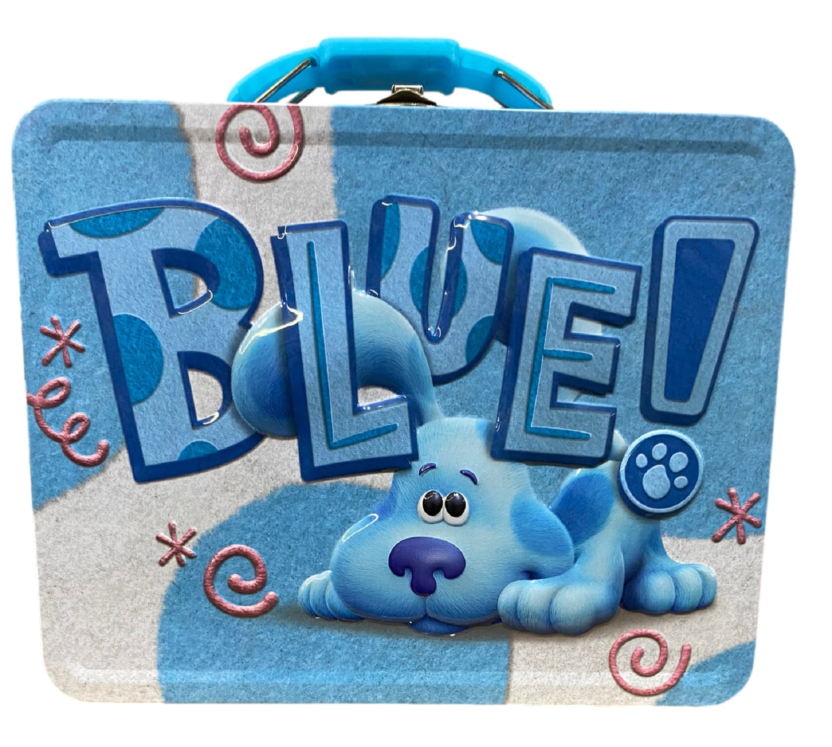 Blue's Clues Tin Stationery Box (Pencil or Coloring Box) - Blue!