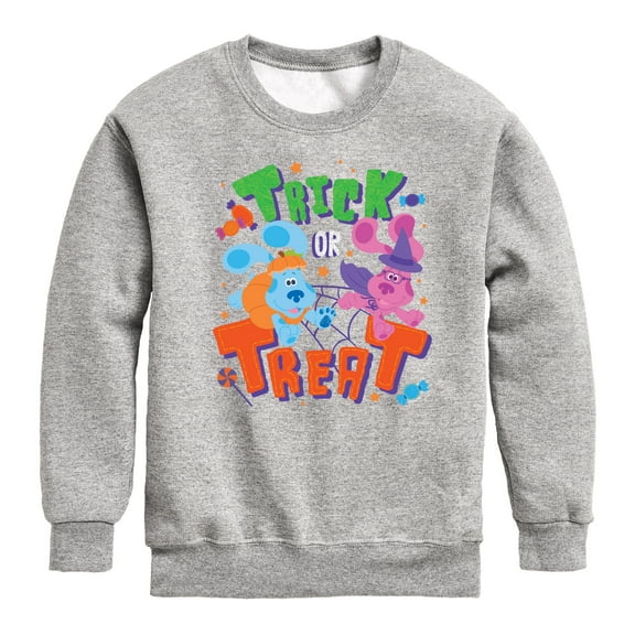 Blue's Clues & You! - Trick Or Treat - Toddler And Youth Crewneck Fleece Sweatshirt
