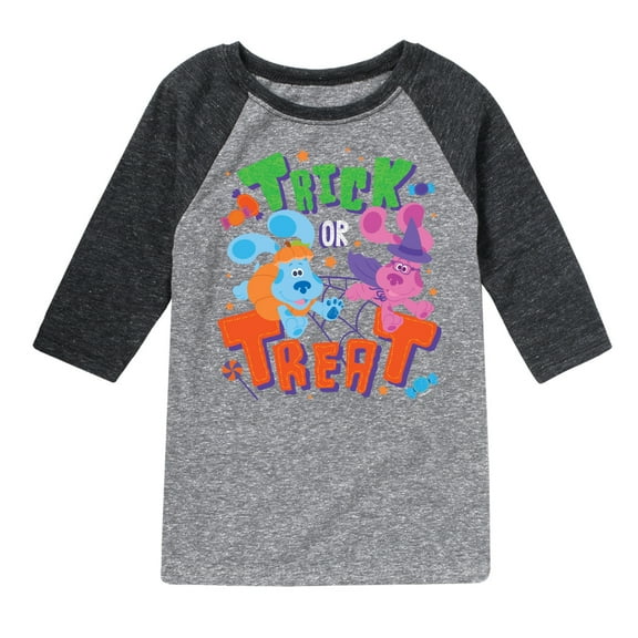 Blue's Clues & You! - Trick Or Treat - Toddler And Youth Raglan Graphic T-Shirt