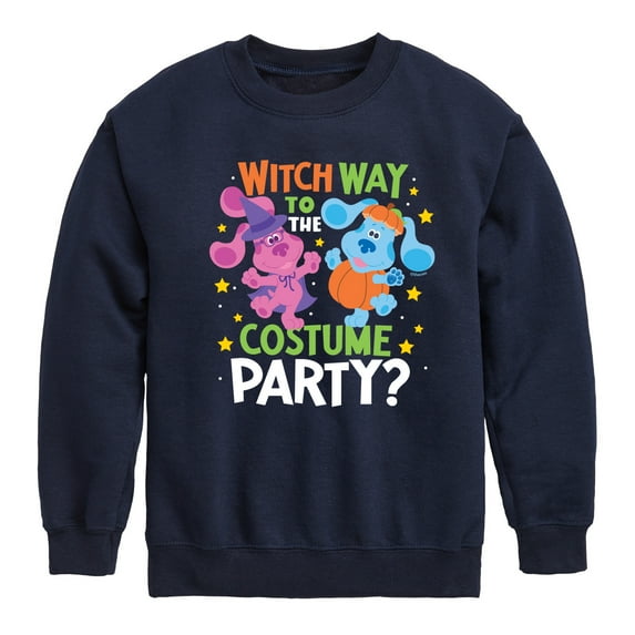Blue's Clues & You! - Witch Way To The Costume Party - Toddler And Youth Crewneck Fleece Sweatshirt