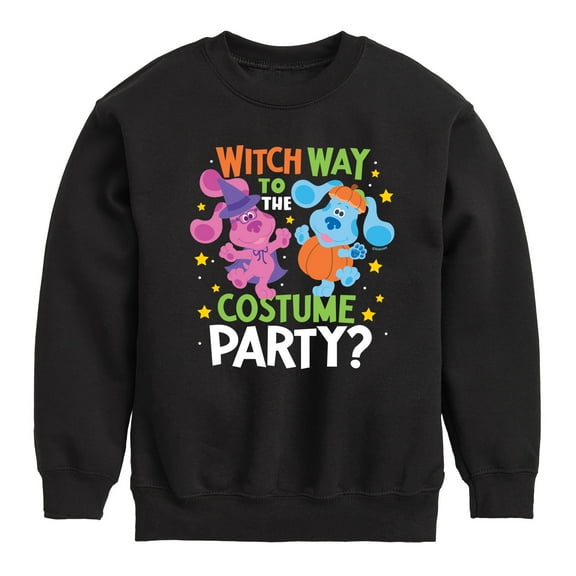 Blue's Clues & You! - Witch Way To The Costume Party - Toddler And Youth Crewneck Fleece Sweatshirt