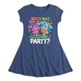 thumbnail image 1 of Blue's Clues - Witch Way To The Costume Party - Toddler And Youth Girls Fit And Flare Dress, 1 of 1