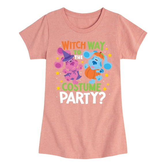 Blue's Clues & You! - Witch Way To The Costume Party - Toddler And Youth Girls Short Sleeve Graphic T-Shirt