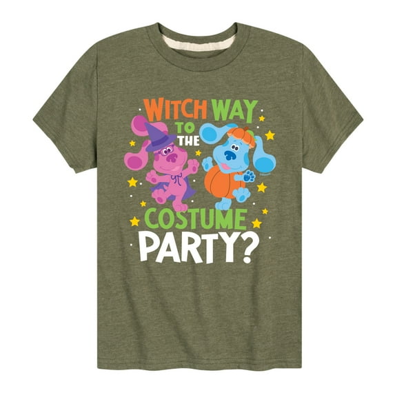 Blue's Clues & You! - Witch Way To The Costume Party - Toddler And Youth Short Sleeve Graphic T-Shirt