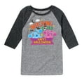thumbnail image 1 of Blue's Clues - Witching You A Happy Halloween - Toddler And Youth Raglan Graphic T-Shirt, 1 of 4