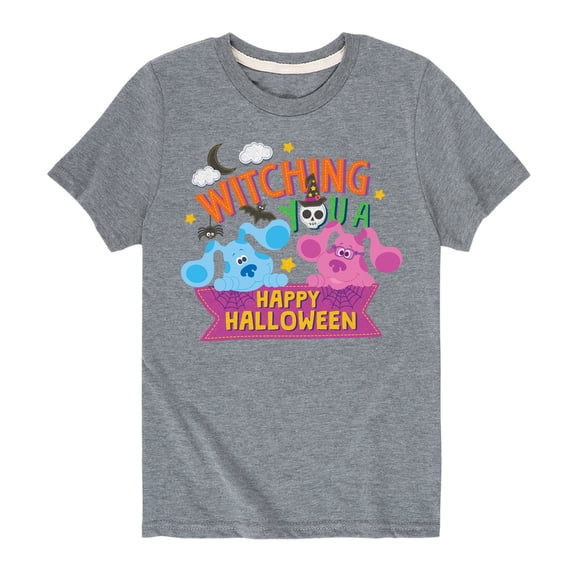 Blue's Clues - Witching You A Happy Halloween - Toddler And Youth Short Sleeve Graphic T-Shirt