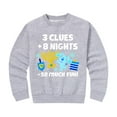 thumbnail image 1 of Blue's Clues & You! - 3 Clues 8 Nights Holiday - Toddler And Youth Crewneck Fleece Sweatshirt, 1 of 5