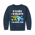 thumbnail image 1 of Blue's Clues & You! - 3 Clues 8 Nights Holiday - Toddler And Youth Crewneck Fleece Sweatshirt, 1 of 5