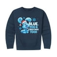 thumbnail image 1 of Blue's Clues & You! - A Blue Christmas - Toddler And Youth Crewneck Fleece Sweatshirt, 1 of 5