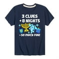 thumbnail image 1 of Blue's Clues & You! - Three Clue, Eight Nights - Toddler And Youth Short Sleeve Graphic T-Shirt, 1 of 5