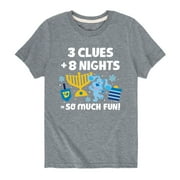 Blue's Clues & You! - Three Clue, Eight Nights - Toddler And Youth Short Sleeve Graphic T-Shirt