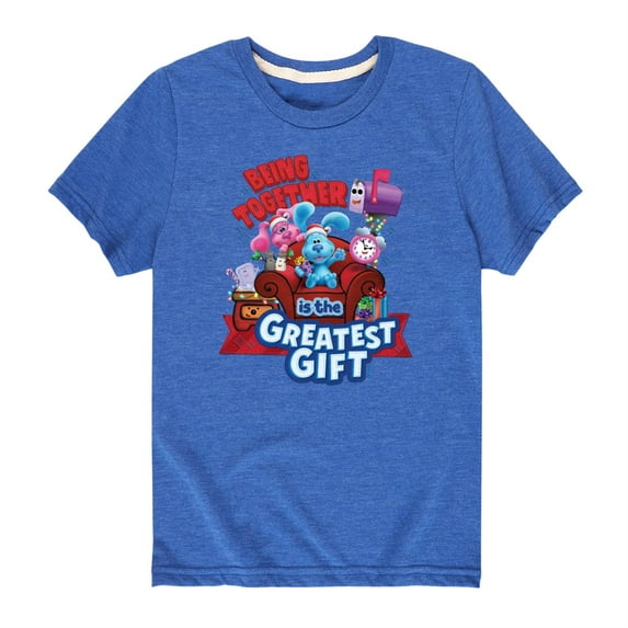 Blue's Clues & You! - A Blue Christmas - Toddler And Youth Short Sleeve Graphic T-Shirt