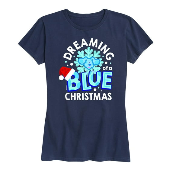 Blue's Clues & You! - A Blue Christmas - Women's Short Sleeve Graphic T-Shirt