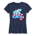 thumbnail image 1 of Blue's Clues & You! - A Blue Christmas - Women's Short Sleeve Graphic T-Shirt, 1 of 5