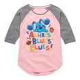 thumbnail image 1 of Blue's Clues & You! - Always Blue's Clues - Toddler & Youth Girls Raglan Graphic T-Shirt, 1 of 3