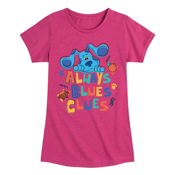Blue's Clues & You! - Always Blue's Clues - Toddler & Youth Girls Short Sleeve Graphic T-Shirt