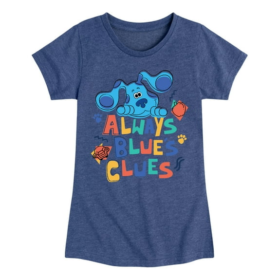 Blue's Clues & You! - Always Blue's Clues - Toddler & Youth Girls Short Sleeve Graphic T-Shirt