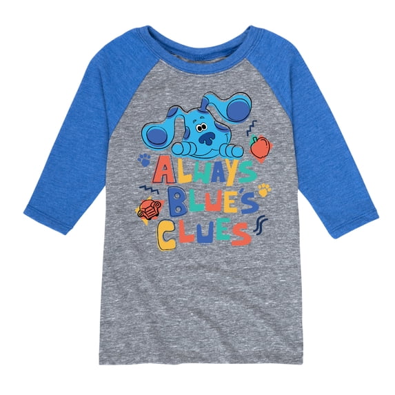 Blue's Clues & You! - Always Blue's Clues - Toddler & Youth Raglan Graphic T-Shirt