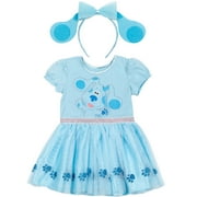 Blue's Clues & You! Big Girls Costume Dress and Headband Infant to Big Kid
