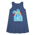 thumbnail image 1 of Blue's Clues & You! - Blue - Toddler and Youth Girls A-line Dress, 1 of 5