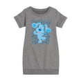 thumbnail image 1 of Blue's Clues & You! - Blue Waves Hello - Toddler & Youth Girls Fleece Dress, 1 of 1