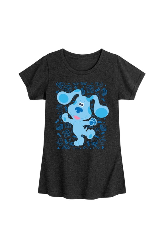 ! - Blue Waves Hello - Toddler & Youth Girls Short Sleeve Graphic T-Shirt