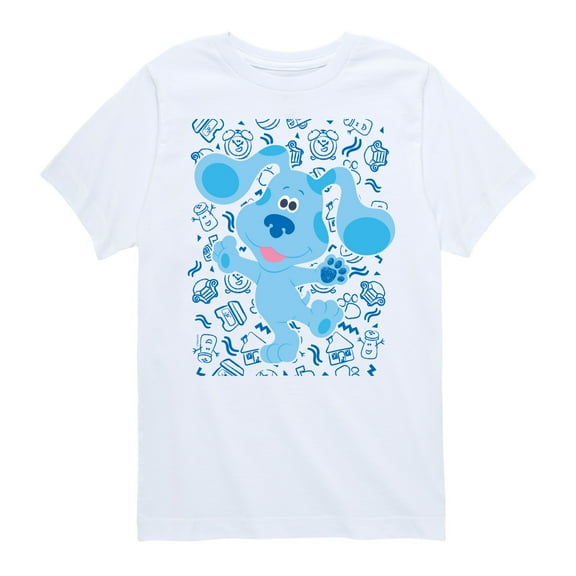Blue's Clues & You! - Blue Waves Hello - Toddler & Youth Short Sleeve Graphic T-Shirt