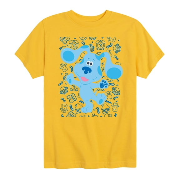 Blue's Clues & You! - Blue Waves Hello - Toddler & Youth Short Sleeve Graphic T-Shirt