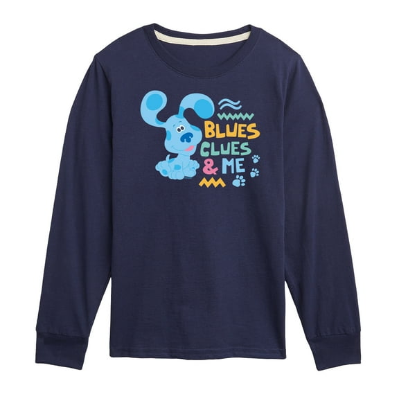 Blue's Clues & You! - Blue's Clues & Me - Toddler & Youth Long Sleeve Graphic T-Shirt