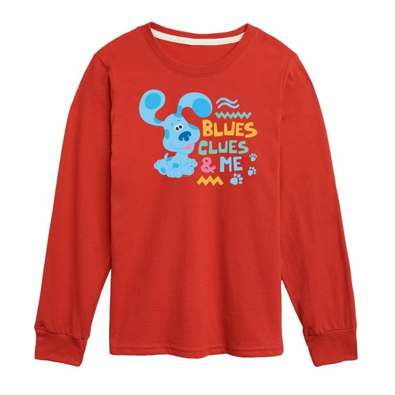 Blue's Clues & You! - Blue's Clues & Me - Toddler & Youth Long Sleeve Graphic T-Shirt