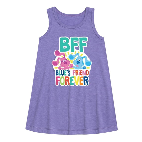 Blue's Clues & You! - Blue's Friend Forever - Toddler and Youth Girls A-line Dress