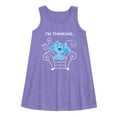 thumbnail image 1 of Blue's Clues & You! - Blue's Thinking Chair - Toddler and Youth Girls A-line Dress, 1 of 4