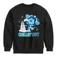thumbnail image 1 of Blue's Clues & You! - Chillin' With My Snowmies - Toddler And Youth Crewneck Fleece Sweatshirt, 1 of 5