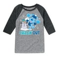 thumbnail image 1 of Blue's Clues & You! - Chillin' With My Snowmies - Toddler And Youth Raglan Graphic T-Shirt, 1 of 4