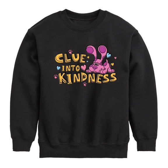 Blue's Clues & You! - Clue into Kindness - Toddler & Youth Crewneck Fleece Sweatshirt