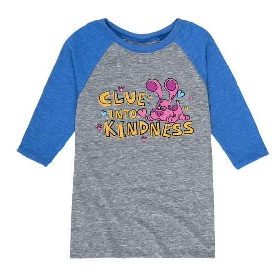 Blue's Clues & You! - Clue into Kindness - Toddler & Youth Raglan Graphic T-Shirt
