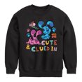 thumbnail image 1 of Blue's Clues & You! - Cute & Clued In - Toddler & Youth Crewneck Fleece Sweatshirt, 1 of 4