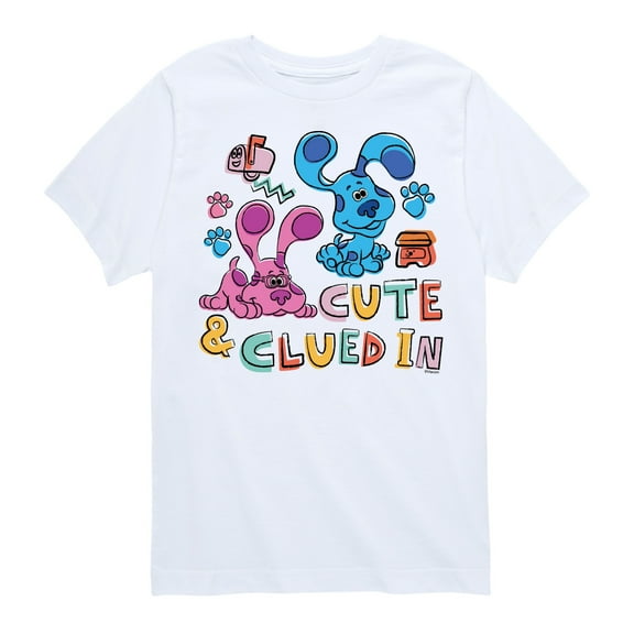 Blue's Clues & You! - Cute & Clued In - Toddler & Youth Short Sleeve Graphic T-Shirt