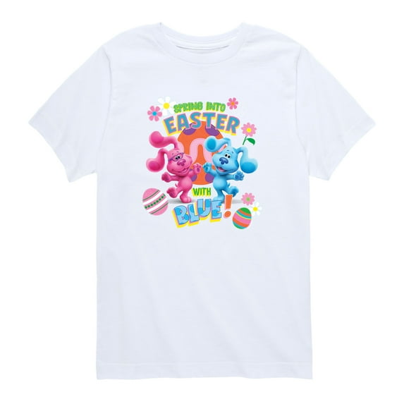 Blue's Clues & You! - Easter with Blue - Toddler & Youth Short Sleeve Graphic T-Shirt