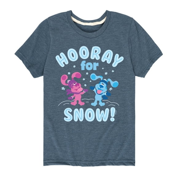 Blue's Clues & You! - Hooray For Snow - Toddler And Youth Short Sleeve Graphic T-Shirt