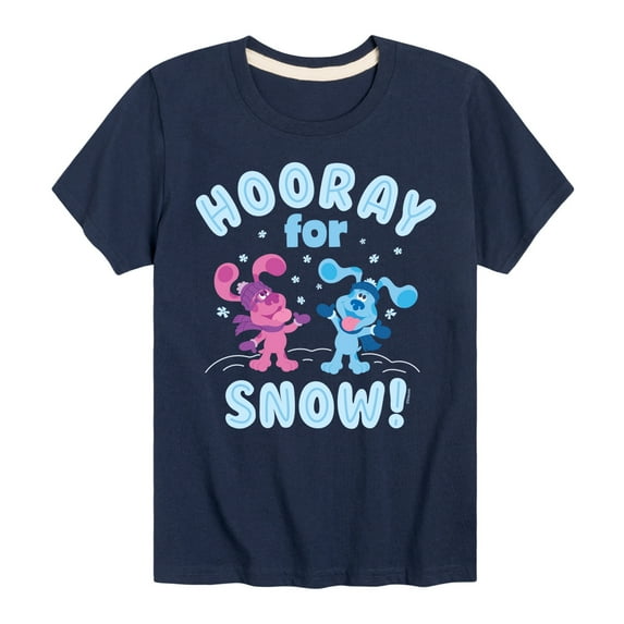 Blue's Clues & You! - Hooray For Snow - Toddler And Youth Short Sleeve Graphic T-Shirt