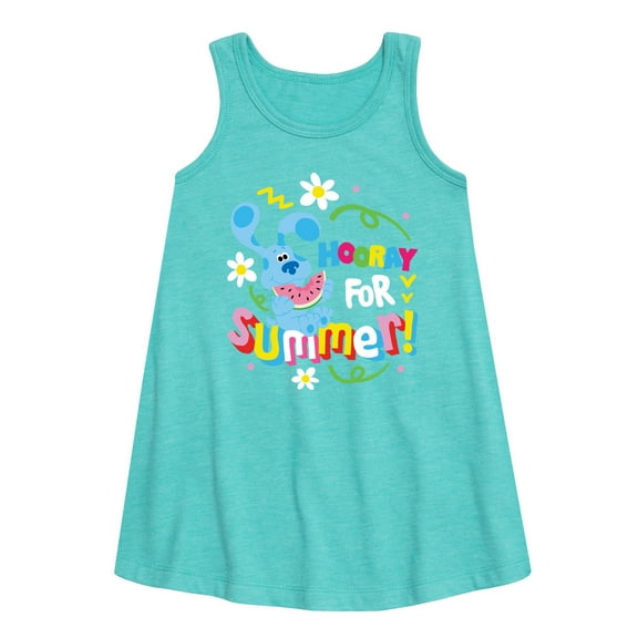 Blue's Clues & You! - Hooray for Summer - Toddler & Youth Girls A-line Dress