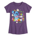 thumbnail image 1 of Blue's Clues & You! - Hooray for Summer - Toddler & Youth Girls Short Sleeve Graphic T-Shirt, 1 of 4