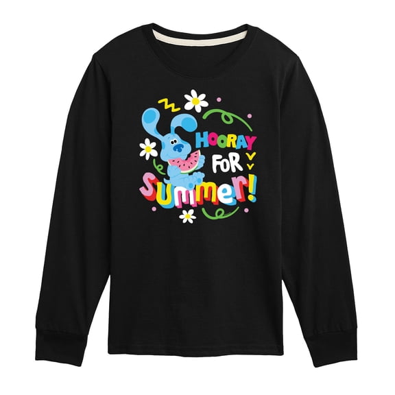 Blue's Clues & You! - Hooray for Summer - Toddler & Youth Long Sleeve Graphic T-Shirt