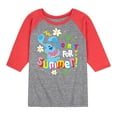 thumbnail image 1 of Blue's Clues & You! - Hooray for Summer - Toddler & Youth Raglan Graphic T-Shirt, 1 of 1
