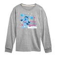 thumbnail image 1 of Blue's Clues & You! - I Love Winter Snow Much - Toddler And Youth Long Sleeve Graphic T-Shirt, 1 of 5