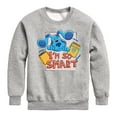 thumbnail image 1 of Blue's Clues & You! - I'm So Smart - Toddler & Youth Crewneck Fleece Sweatshirt, 1 of 4